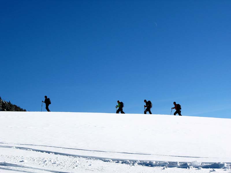 30 und einige auf dem Aufstieg
