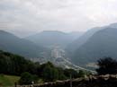 77 Blick von der Alpe Torricella hinunter nach Taverne 